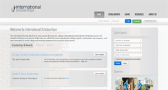 Desktop Screenshot of internationalscholarships.com
